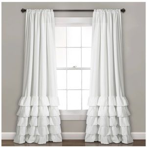 Lush Decor Allison Ruffle Curtain